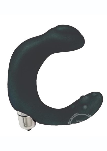 NASSTOYS NASSTOYS BUTTS UP ORGASMIC P-SPOT VIBRATING PLUG BLACK