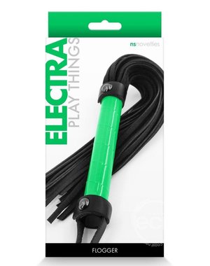 NS Novelties ELECTRA PLAY THINGS FLOGGER GREEN