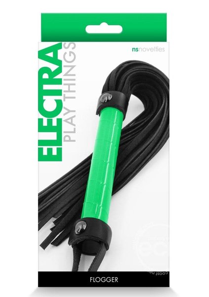 NS Novelties ELECTRA PLAY THINGS FLOGGER GREEN