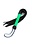 NS Novelties ELECTRA PLAY THINGS FLOGGER GREEN