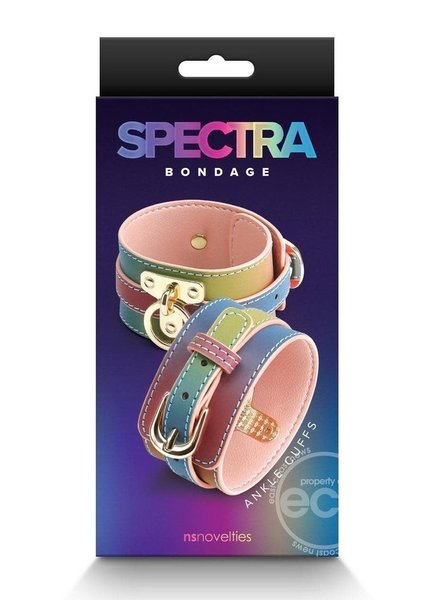 NS Novelties SPECTRA BONDAGE ANKLE CUFF RAINBOW