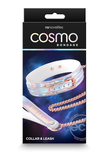 NS Novelties COSMO BONDAGE RAINBOW COLLAR & LEASH