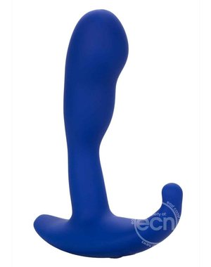 CalExotics ADMIRAL ADVANCED SILICONE CURVED PROBE 10X RECHARGEABLE BLUE