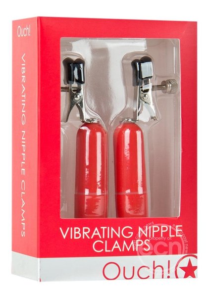 OUCH! OUCH! VIBRATING NIPPLE CLAMPS
