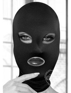 OUCH! OUCH! SUBVERSION MASK WITH OPEN EYES & MOUTH BLACK