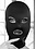 OUCH! OUCH! SUBVERSION MASK WITH OPEN EYES & MOUTH BLACK