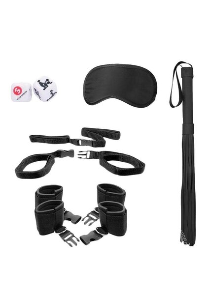 OUCH! OUCH! BED POST BINDINGS RESTRAINT KIT BLACK