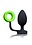 OUCH! OUCH! BUTT PLUG WITH COCK RING SILICONE GLOW IN THE DARK
