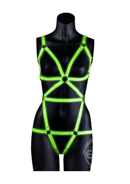 OUCH! OUCH FULL BODY GLOW IN THE DARK HARNESS