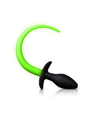 OUCH! OUCH! SILICONE PLUG PUPPY TAIL GLOW IN THE DARK