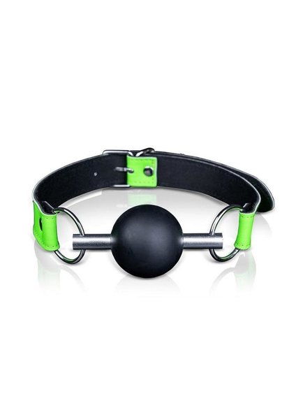 OUCH! OUCH! SOLID BALL GAG GLOW IN THE DARK