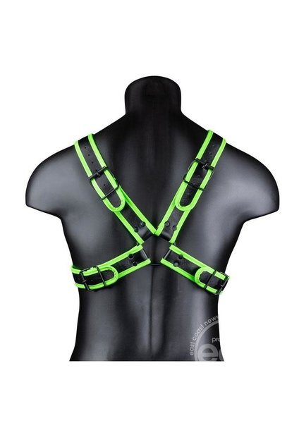 OUCH! OUCH! CROSS HARNESS GLOW IN THE DARK
