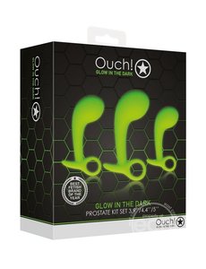 OUCH! OUCH! PROSTATE KIT 3PC GLOW IN THE DARK