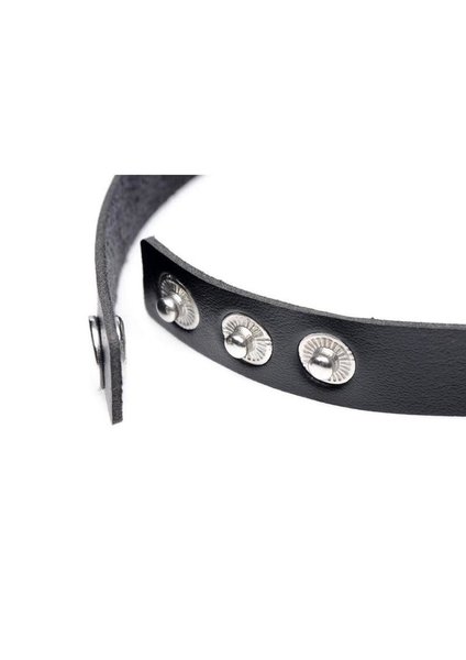 MASTER SERIES MASTER SERIES BLACK GOTHIC HEART CHAIN CHOKER