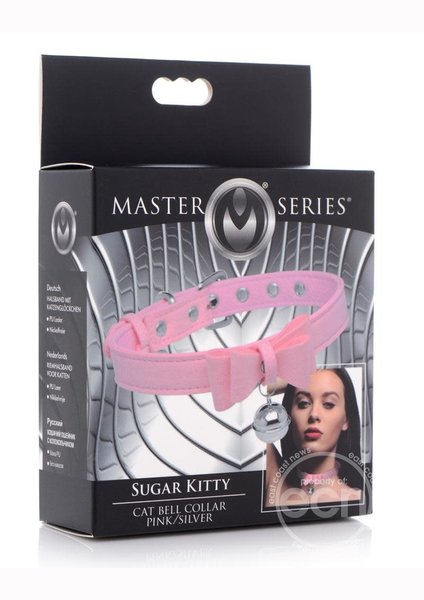 MASTER SERIES MASTER SERIES SUGAR KITTY COLLAR PINK & SILVER