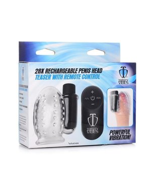 XR Brands TRINITY 4 MEN RECHARGEABLE BULLET PENIS HEAD TEASER