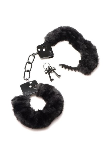 MASTER SERIES MASTER SERIES CUFFED IN FUR FURRY HANDCUFFS
