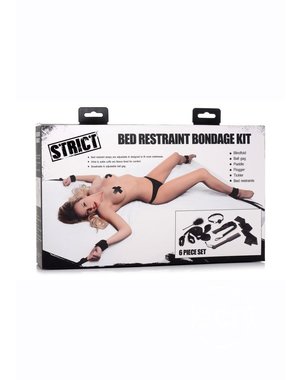 STRICT STRICT BED BONDAGE RESTRAINT KIT BLACK
