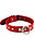 ROUGE ROUGE O RING STUDDED COLLAR RED