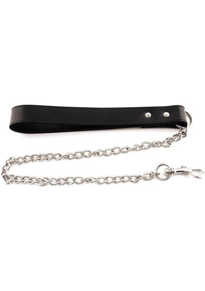 ROUGE ROUGE DOG LEAD WITH CHAIN BLACK