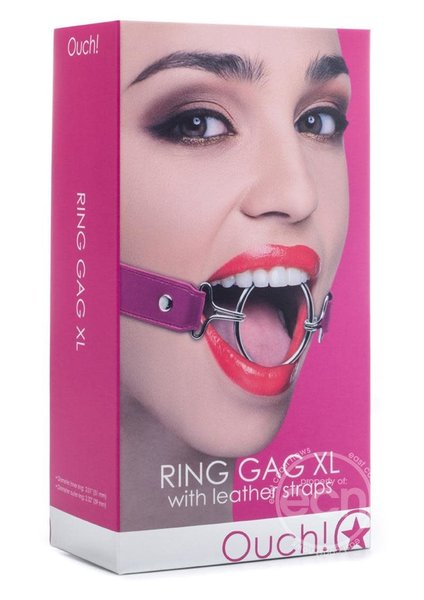 Shots OUCH! XL RING GAG PINK