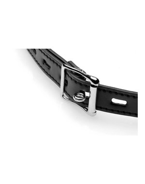 STRICT STRICT SILICONE BALL GAG WITH NIPPLE CLAMPS