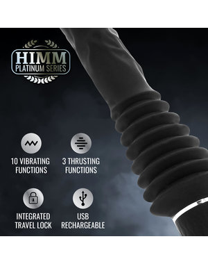 HIMM BLACKOUT THRUSTING DILDO
