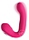 EVOLVED NOVELTIES BUCK WILD RECHARGEABLE SILICONE DUAL STIMULATOR PINK