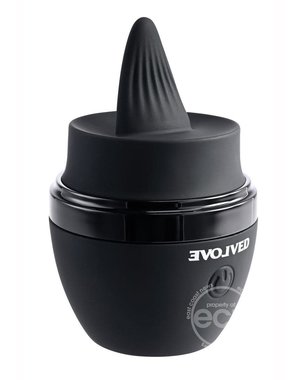 EVOLVED NOVELTIES TONGUE TIED RECHARGEABLE SILICONE CLITORAL STIMULATOR