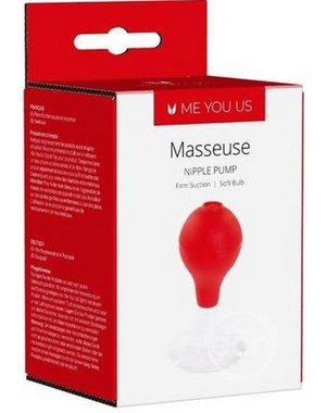 ME YOU US ME YOU US MASSEUSE NIPPLE PUMP RED