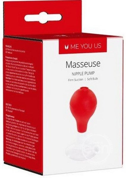 ME YOU US ME YOU US MASSEUSE NIPPLE PUMP RED