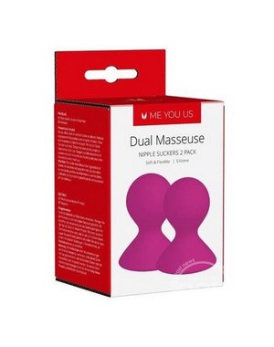 ME YOU US ME YOU US DUAL MASSEUSE SILICONE NIPPLE SUCKERS