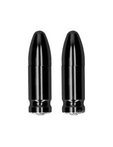 OUCH! OUCH! MAGNETIC NIPPLE CLAMPS DIAMOND BULLET BLACK