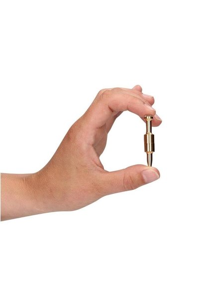 OUCH! OUCH! MAGNETIC NIPPLE CLAMPS DIAMOND PIN GOLD