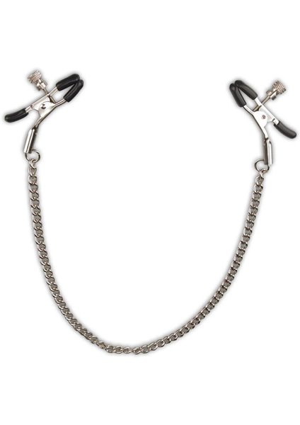 LUX FETISH LUXE FETISH ADJUSTABLE STEEL NIPPLE CLAMPS