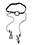 PIPEDREAM PRODUCTS FETISH FANTASY O-RING GAG WITH NIPPLE CLAMPS