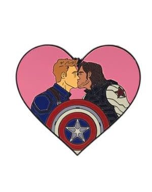 GEEKY AND KINKY STUCKY ENAMEL PIN