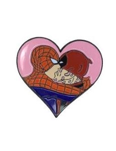 GEEKY AND KINKY WEBHEAD HEARTS MERC ENAMEL PIN