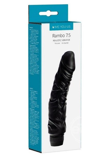 ME YOU US ME YOU US RAMBO 7.5" REALISTIC VIBE BLACK