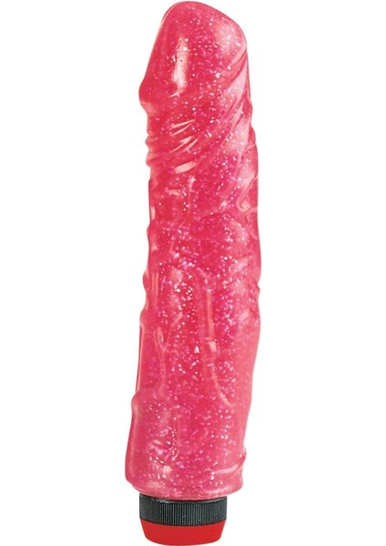 CalExotics HOT PINKS DEVIL DICK VIBRATING DILDO 8"