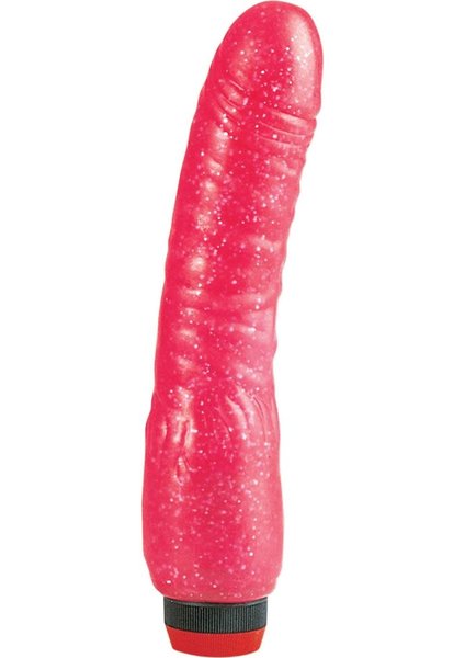 CalExotics HOT PINKS LONG JOHN VIBRATING DILDO 8"
