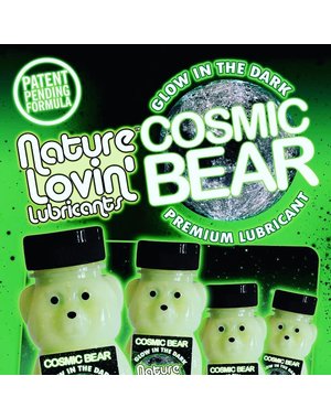 NATURE LOVIN' NATURE LOVIN' COSMIC BEAR GLOW IN THE DARK WATER BASED LUBRICANT 5.6oz