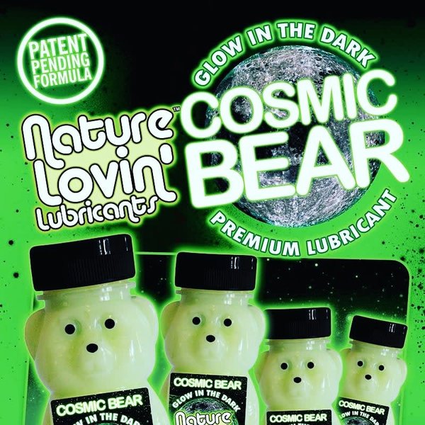 NATURE LOVIN' NATURE LOVIN' COSMIC BEAR GLOW IN THE DARK WATER BASED LUBRICANT 5.6oz
