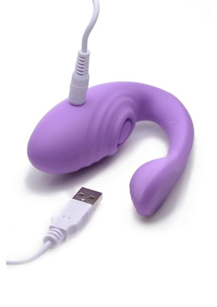 INMI TOYS INMI 7X PULSE PRO PULSING SILICONE CLIT STIM VIBE WITH REMOTE PURPLE