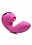 XR Brands INMI SHEGASM LICKING G THROB SILICONE RABBIT VIBRATOR PINK