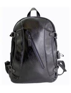 GK EUROSPORT GK EUROSPORT B9533 LEATHER LAPTOP BACKPACK WITH USB PORT