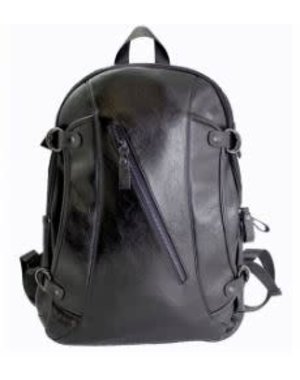 GK EUROSPORT GK EUROSPORT B9533 LEATHER LAPTOP BACKPACK WITH USB PORT