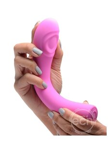 INMI TOYS INMI 5 STAR 9X PULSING SILICONE G SPOT VIBRATOR PINK