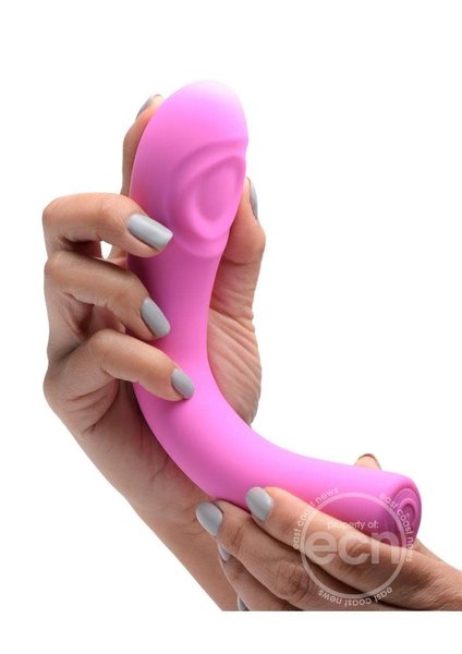 INMI TOYS INMI 5 STAR 9X PULSING SILICONE G SPOT VIBRATOR PINK