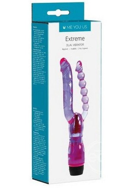 ME YOU US ME YOU US EXTREME DUAL VIBRATOR PURPLE